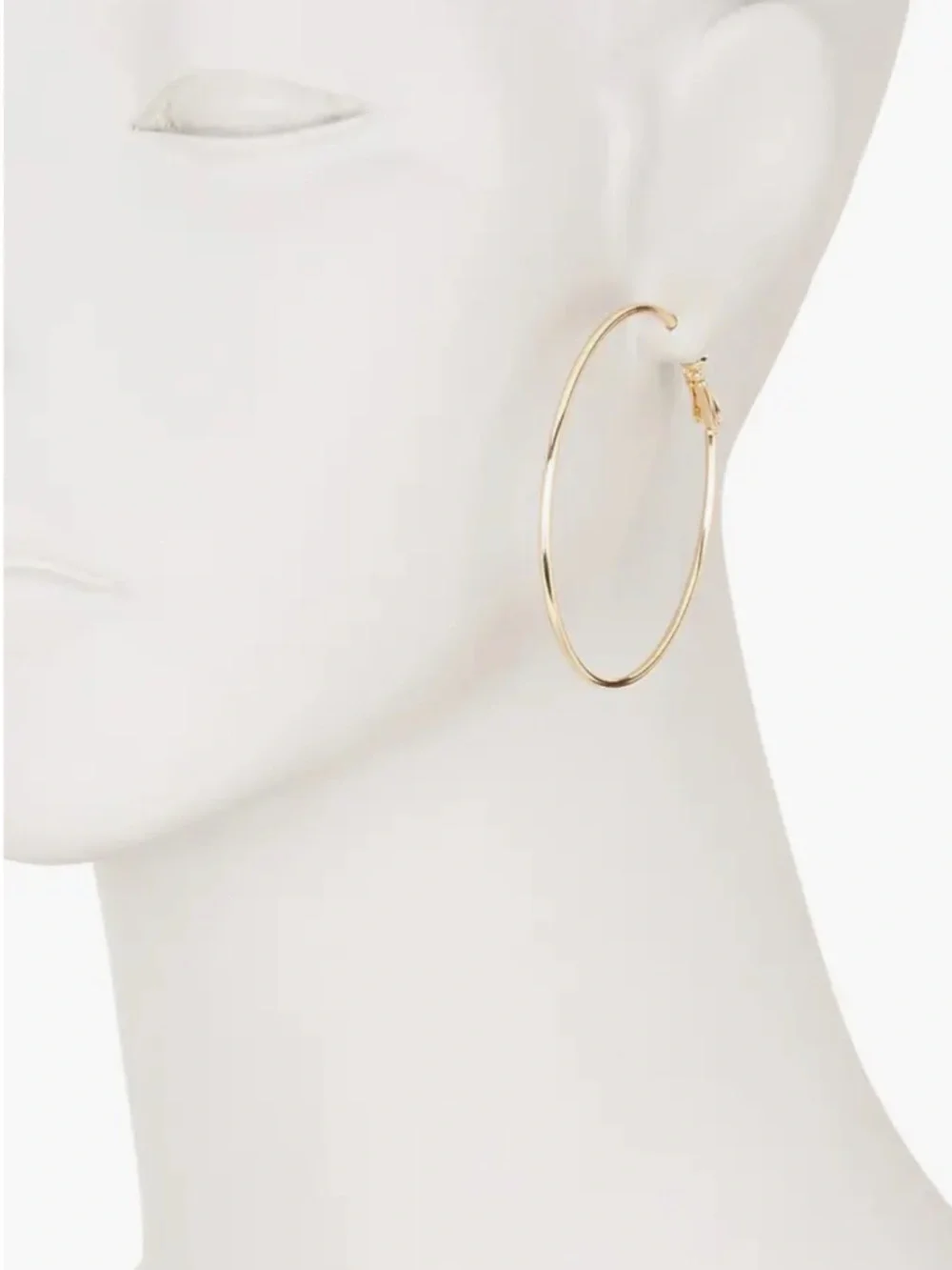 Nordstrom Basic 50mm Hoop Earrings - Picture 2 of 4